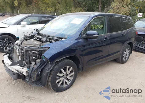 2020 Honda Pilot Awd Ex-L z USA, uszkodzony, nr VIN 5FNYF6H58LB012004